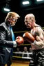 Placeholder: Donald Trump boxing Walter White