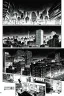 Placeholder: hiroshima nuclear disaster, city destroyed, manga page, greyscale