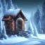 Placeholder: Mysterious christmas night, a small lonely hut, surreal atmosphere, cosmic backdrop, celestial ambience, soft lighting, very chilly appearance of the surroundings, unreal engine 5 volumetric lighting, intricate details, realistic style, 8k resolution