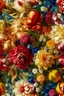 Placeholder: flowers floral pattern in the style of Pierre-Auguste Renoir -- 3d