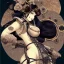 Placeholder: beautiful steampunk huge girl, hyper detailed, hyperdetailed, intricately detailed, illustration by <Katsushika Hokusai> <Yoji Shinkawa>,