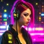 Placeholder: Girl cyberpunk is a thing of beauty