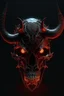 Placeholder: a devil's skull with circuitry for horns