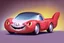 Placeholder: whimsical cartoon car with big eyes and its front grill forming a friendly smile