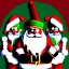 Placeholder: there is no kebabs at christmas, evil Santa, evil gnomes running around, king diamond, flaming eyes, evil Rudolf, evil Frosty, kebabs and kebab