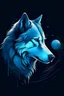 Placeholder: "Create an AI painting logo that captures the enigmatic essence of a wolf. Set against a backdrop of a moonlit night, depict the wolf in partial silhouette, its fur appearing as a blend of shadows and moonlight. Convey the untamed beauty and mystique of this majestic creature."
