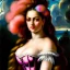 Placeholder: Ultra detailed fullbody Portrait in oil on canvas of beautiful busty veronica franco tintoretto with Dynamic CottonCandy Filigree Hair,intense stare,wearing tight corset,extremely detailed digital painting, extremely detailed face,crystal clear Big eyes, mystical colors ,perfectly centered image, ,perfect composition, rim light, beautiful lighting,masterpiece,16k, stunning scene, raytracing, anatomically correct, in the style of robert e howard and Ken Kelley and Ohrai Noriyoshi and Simon Bisley