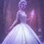 Placeholder: cinderellas ball dress ,magical, snow, sharp, intricate ornate, elegant, highly detailed, frosty white, artstation, concept art, smooth, sharp focus, illustration, 8k,epic fantasy, iridescent accents