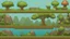 Placeholder: tileset landscape for 2d platformer