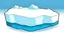 Placeholder: cartoon illustration: flat iceberg