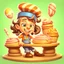 Placeholder: a cartoon character thirty years old confectioner , an ultrafine detailed painting by senior character artist, featured on polycount, sots art, artstation hd, 2d game art, behance hd