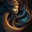 Placeholder: 3d . beautiful woman. midium dark shadows