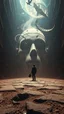 Placeholder: /image, randomised, depicting illusion, the Impossible, nonsense, the immaterial, intangible, and futuristic. Be wildly random in producing totally new ideas and images. Show me the deep scars inflicted on my soul and mind. Epic, cinematic.