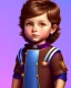 Placeholder: A cute dark brown head child prince