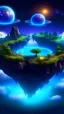 Placeholder: Floating islands in galaxy portal