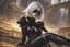 Placeholder: Hot 2B with blindfold eye in 8k nier automata artstyle, blind them, 2B Custom, blindfold, close picture, rain, fantasy world, intricate details, highly detailed, high details, detailed portrait, masterpiece,ultra detailed, ultra quality