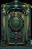 Placeholder: Expressively detailed and intricate 3d rendering of a hyperrealistic “time machine door”: front view, symetric, artstation: award-winning: professional portrait: fantastical: clarity: 16k: ultra quality: striking: brilliance: amazing depth: masterfully crafted.