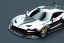 Placeholder: statue Supercar Vector 3d rendering Vector collage