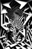 Placeholder: Vice Suppression Society; Socialist Realism; Optical Art; Black and White; M.C. Escher