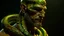 Placeholder: Snake man, green-yellow shades, high detail, high resolution, 8K