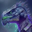 Placeholder: profile picture of a cyber-dinosaur