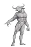 Placeholder: Centaur, a muscular man with a bull's head