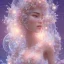 Placeholder: one big crystal subtle flower in a galactic ambiance with a beautiful girl fairy, transparent petals, delicate colors, in the foreground, full of details, smooth，soft, shine light atmosphere, light effect，vaporwave colorful, concept art, smooth, extremely sharp detail, finely tuned detail, ultra high 3d depth, definition, 8 k, unreal engine 5, ultra sharp focus