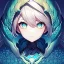 Placeholder: Alien Queen, beautiful face, portrait