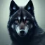 Placeholder: award winning portrait of a male anthropomorphic black wolf long vblack unreal engine 5, artistic lighting, highly detailed, photorealistic, fantasy