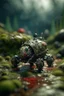 Placeholder: rock rocket on bumpy road in swamp planet with lotsa disgusting swamp creatures, photo-realistic, shot on Hasselblad h6d-400c, zeiss prime lens, bokeh like f/0.8, tilt-shift lens 8k, high detail, smooth render, down-light, unreal eng