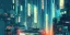 Placeholder: Art by John Berkey and John Harris and alena aenami and blade runner and akira, futuristic cyberpunk city, high rise, smooth, sharp focus, hiper detailed, digital painting, elegant, centered, buildings connected through platforms, japanese neon signs, volumetric lightning