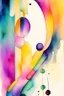Placeholder: Abstract watercolor in the style of kandinsky. Pastel colours