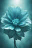 Placeholder: surreal a cyan bright holy flower