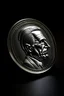 Placeholder: In Ultra Realistic 32k UHDR Photography Description: - of a Dime in carbon fiber. -10 cents on the back -president's head on the front