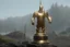 Placeholder: Trophy design creative like character animation
