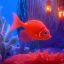 Placeholder: Orange Fish Entering to christmas from Halloweein