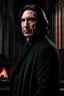 Placeholder: I want a picture that 's more realistic , more Professor Snape , with a high level of horror , and I want Hogwarts behind him , and I want Snape a little younger .