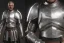 Placeholder: shining medieval knight armor pieces, realistic, detailed, metallic, digital painting, unreal engine render