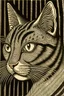 Placeholder: portrait of a cat by m.c. escher