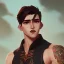 Placeholder: beautiful fantasy ethnic clothing, friendly skinny male with lean muscles, strong jawline, full big lips, short hair, happy slight cute smile,