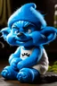 Placeholder: smurf cat