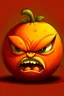 Placeholder: an angry orange