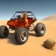 Placeholder: chick in a sand buggy, racing roads