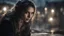 Placeholder: Photoreal close-up of a gorgeous rogue woman crouched in the shadows on an old village rooftop in pouring rain at midnight by lee jeffries, otherworldly creature, in the style of fantasy movies, shot on Hasselblad h6d-400c, zeiss prime lens, bokeh like f/0.8, tilt-shift lens, 8k, high detail, smooth render, unreal engine 5, cinema 4d, HDR, dust effect, vivid colors