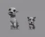 Placeholder: Cute salt and pepper miniature schnauzer Digital Art