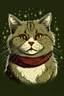 Placeholder: Christmas cat graphic