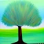 Placeholder: landscape tree painting abstract