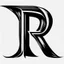 Placeholder: logo with the letter R end N, black and white