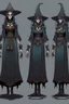 Placeholder: witch necromancer female dress turnaround