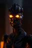 Placeholder: forbidden obsidian tower, neon charcoal robot that stares at us like we are the prettiest demon it has ever seen, its such a perfect day i am glad i spent it with you, motion blur, smoke, 8k, downlight, soft light, depth of field, photorealism, trending on art station, lotsa detail